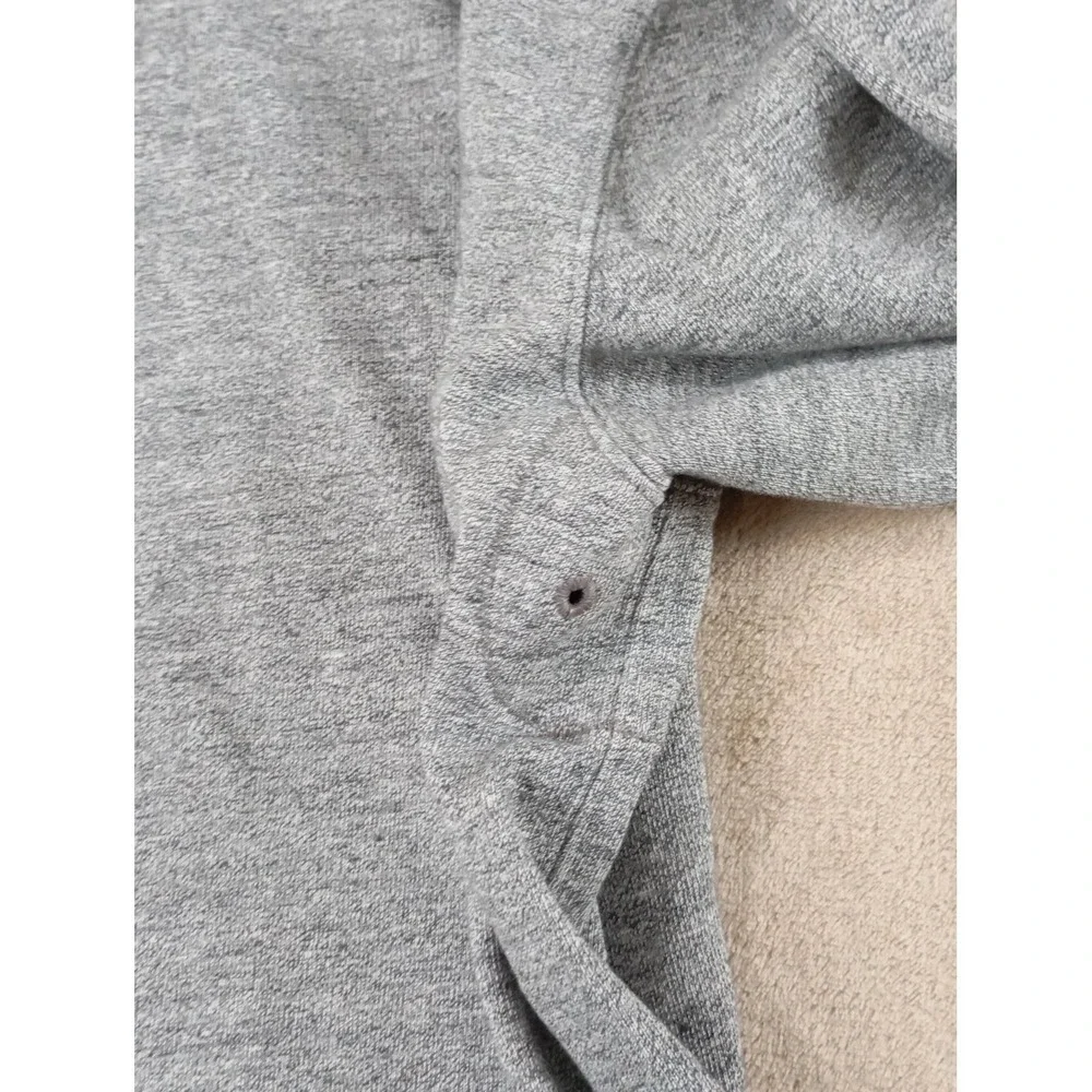 J.Crew Oarsman‎ Quarter-zip Sweater Men size XL Grey Long sleeve EUC